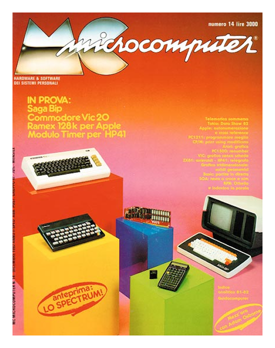 Sinclair ZX Spectrum originale, anno 1982, foto di Bill Bertram